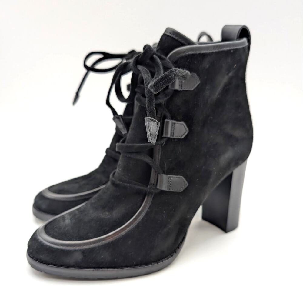 Lauren Ralph Lauren Mabel Lace-Up Dress Booties Women's Black Size US5.5 EU36
